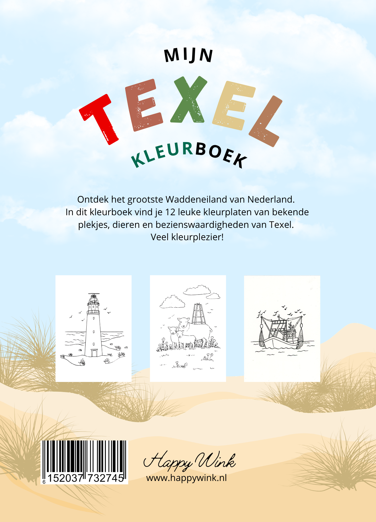 A6- Mini kleurboekje - Texel