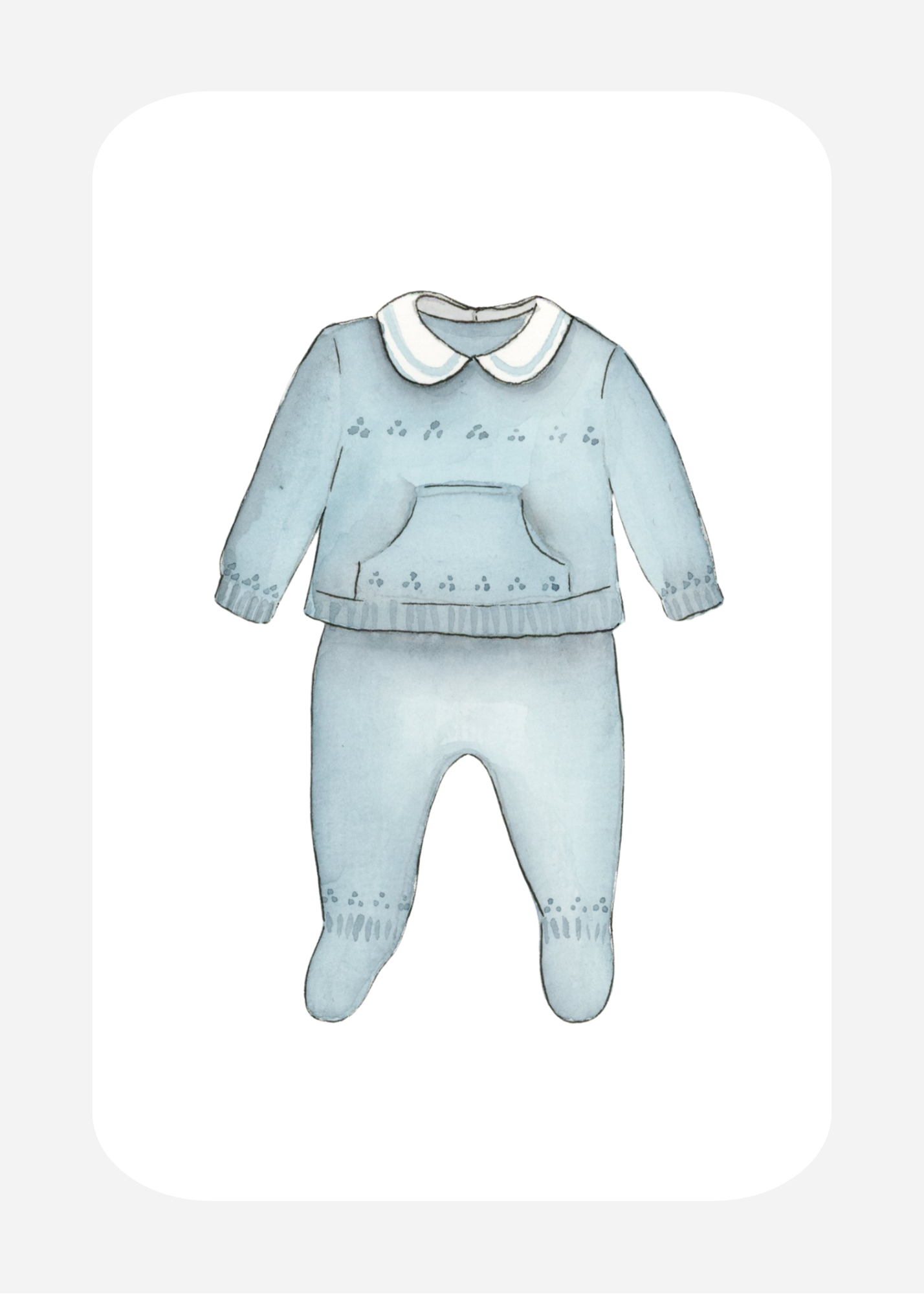 Kaart GB-13 Babypakje jongen
