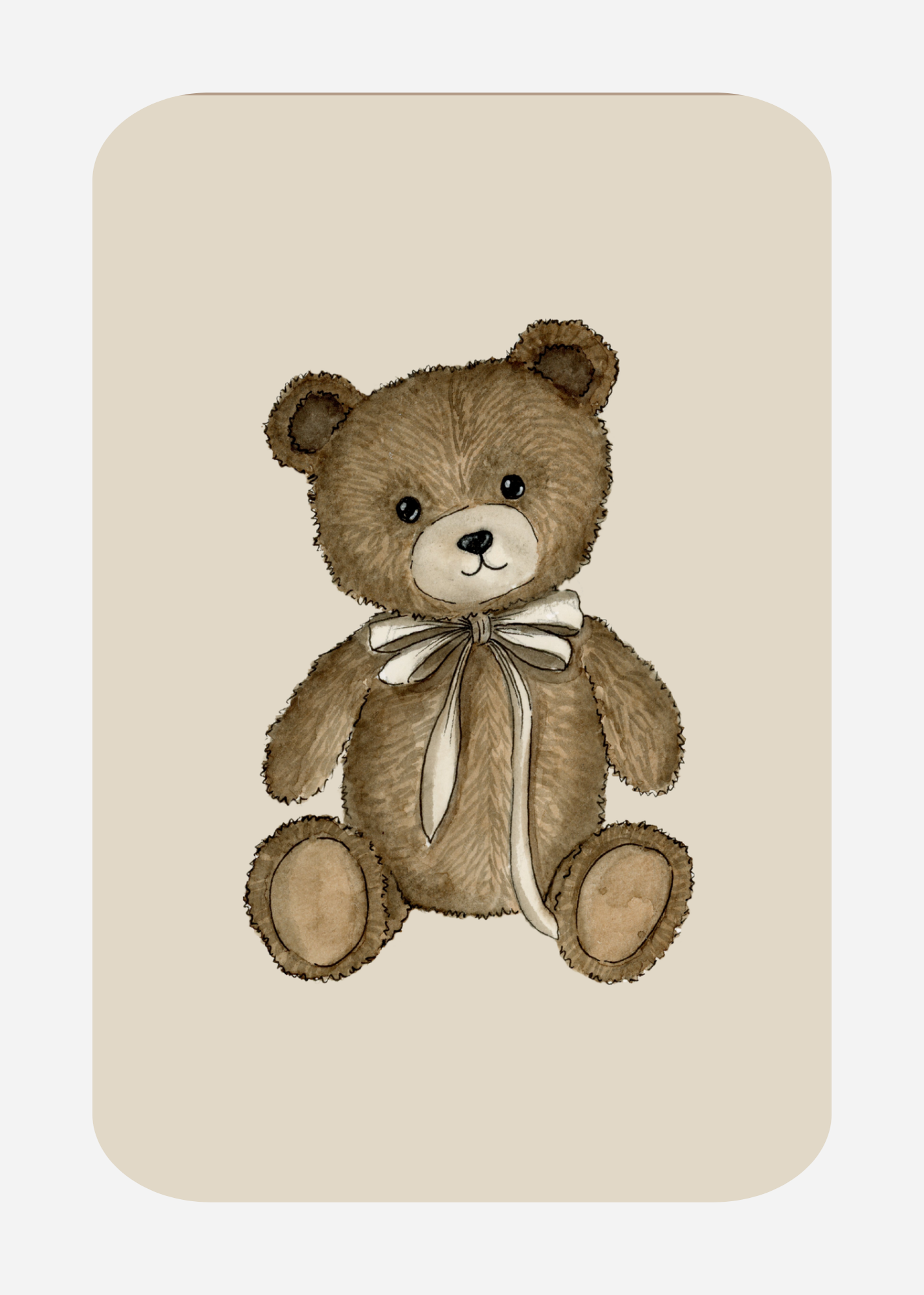 Kaart GB-18 Bruine Teddybeer - binnenkort verkrijgbaar