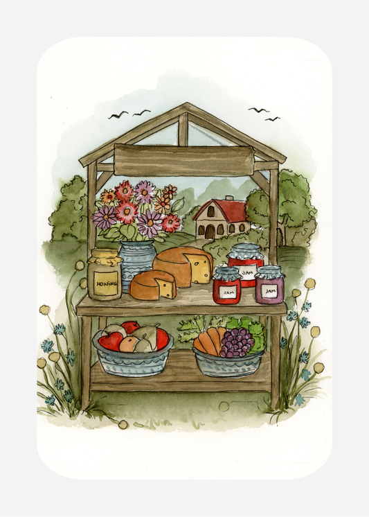 Kaart LA-9 Boerderij kraampje