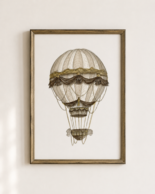 Poster A4 Luchtballon