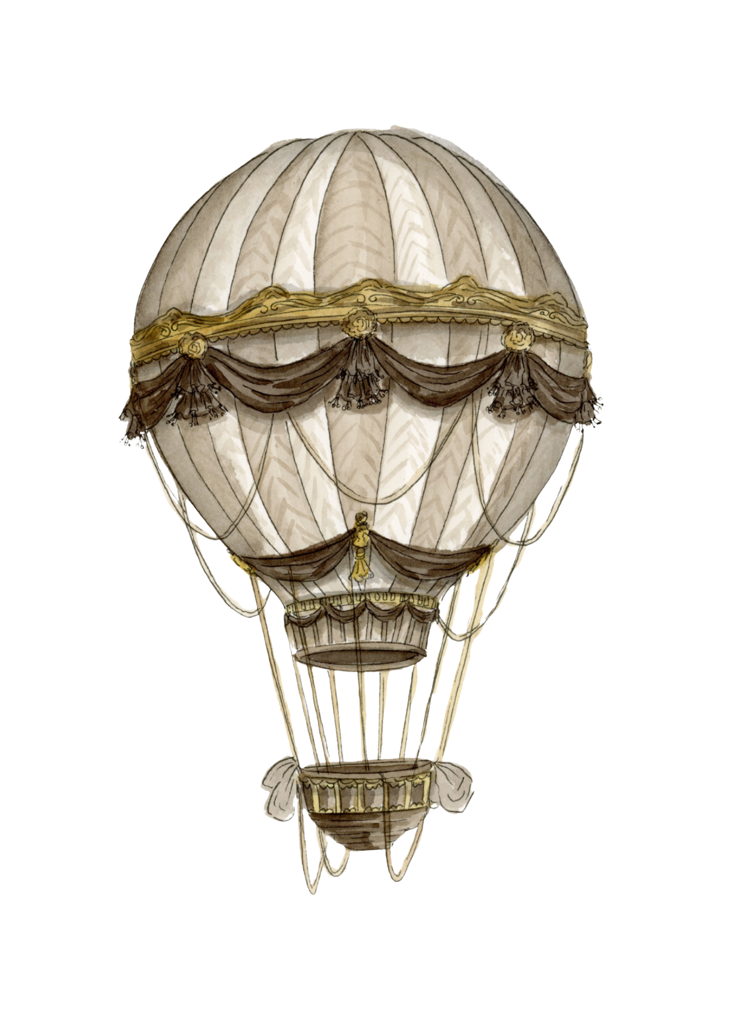 Poster A4 Luchtballon