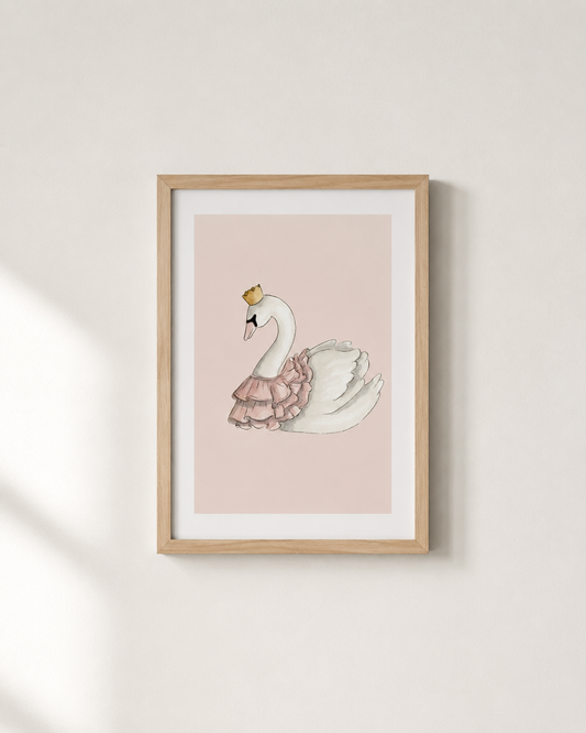 Poster A4 Zwaan